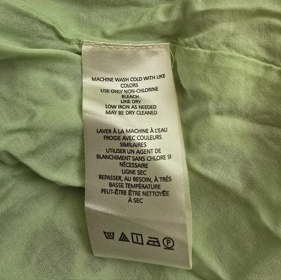 Anthropologie Maeve Blue, Green and White Mini Dress - Picture 13 of 14